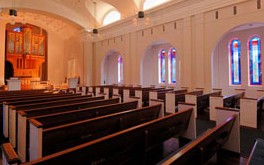 interior of Paris-Yates Chapel